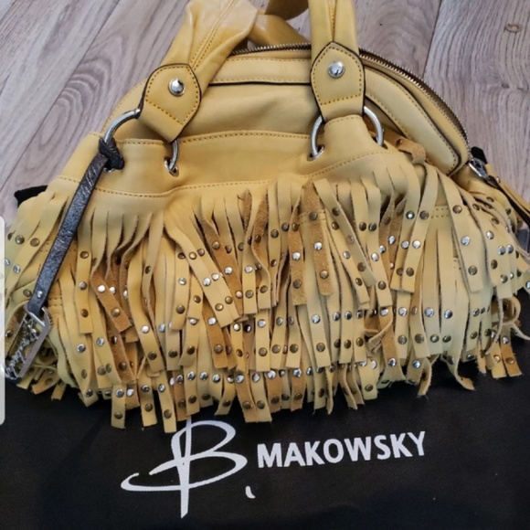 B Markowsky fringed leather bag - Picture 8 of 9